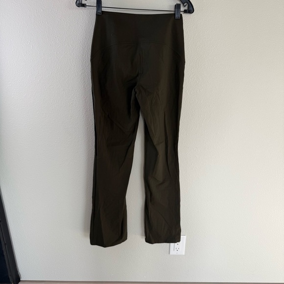 Lululemon Smooth Fit Pull-On High-Rise Pants Dark Olive Green Athleisure Women 4 - Picture 8 of 12